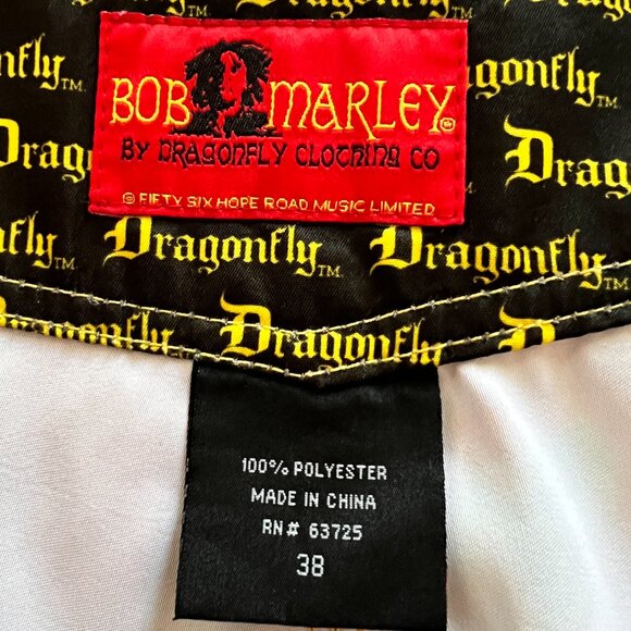 Bob Marley Dragonfly Clothing Co. Jamaican Reggae Surf Board Shorts Trunks Sz 38 - Picture 7 of 7